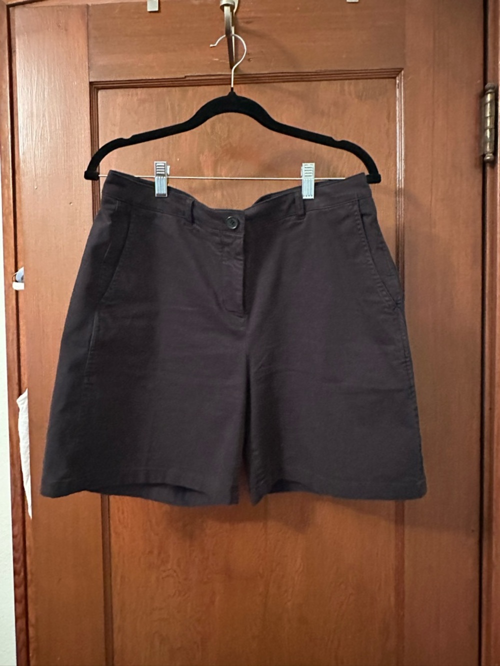 J Crew Women’s Classic High-Rise Dark Charcoal Shorts